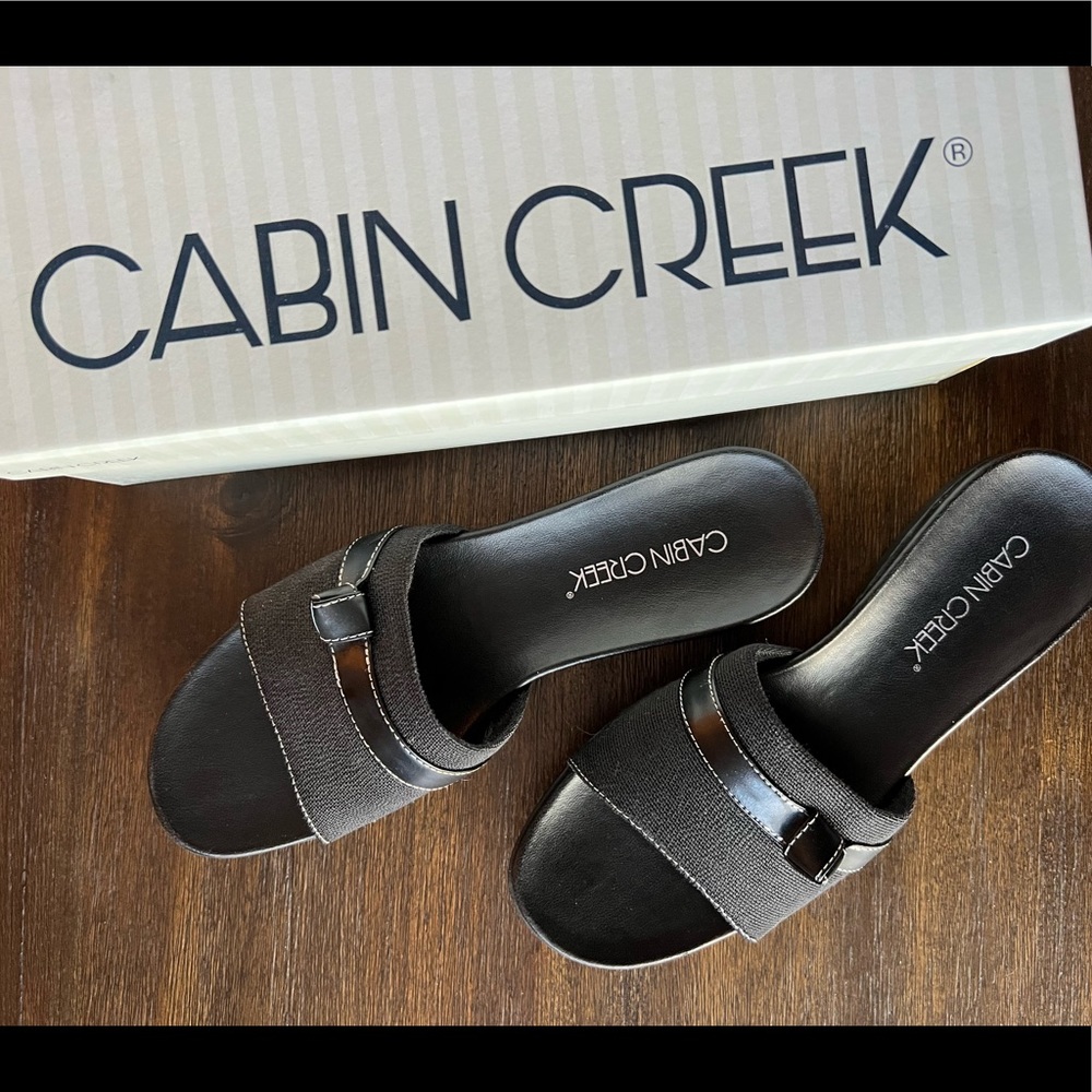 Cabin Creek sandals - black